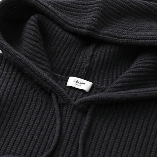 CELINE セリーヌ ニット パーカー メンズ フード付き セーター プル